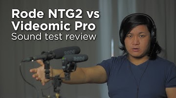 Rode NTG2 vs Videomic Pro test by Chung Dha