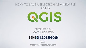 How to save a selection as a new file using QGIS