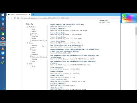 #2023 Toshiba Laptop/PC -How To Download & Update Toshiba Drivers Auto And Manual 2021