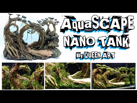 aquascape-nano-tank---akar-senggani-tema-the-jungle---hardscape-untuk-aquarium-mini