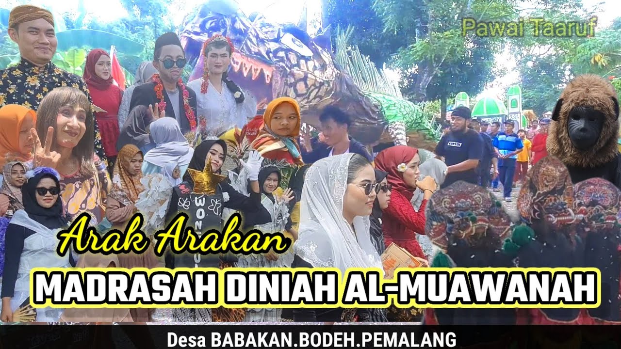 ARAK - ARAKAN SANTRI MADRASAH DINIAH AL-MUAWANAH Desa BABAKAN.BODEH.PEMALANG  AHAD 25 FEBRUARI 2024
