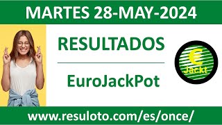 Resultado del sorteo EuroJackPot del martes 28 de mayo de 2024