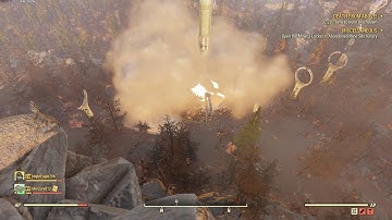 Fallout 76 - Site Charlie Nuke launching outside my camp