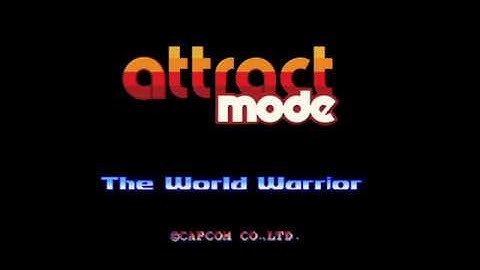 Street Fighter 2 Attract Intro RetroPie / Attract (1080p)