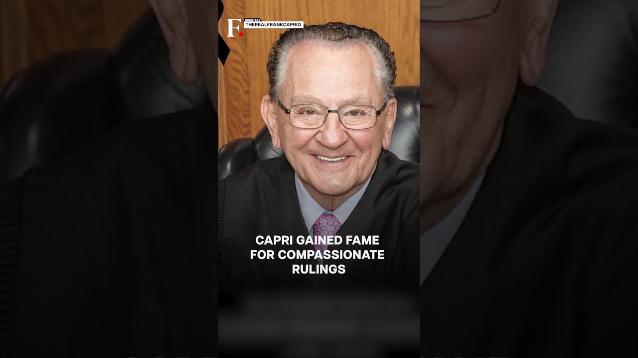 Frank Caprio America S Nicest Judge Dies At 88 N18G