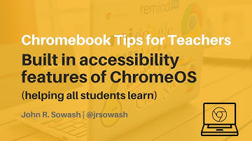 Built in Accessibility tools on your Chromebook (helping every student learn)