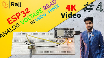 ESP32 Read Analog Voltage using Potentiometer | ESP32 tutorial 4
