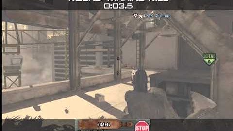 MW2 cross map noscope wallbang killcam highrise