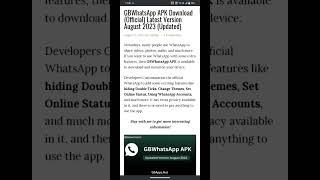 How To Download Gb Whatsapp In Infinix Hot 12