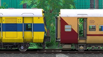 ICF MEMU COUPLING ICF UTKRISHT COACH | BUMPY RAILROAD | Train Simulator | Railworks 3 | NTG GAMING