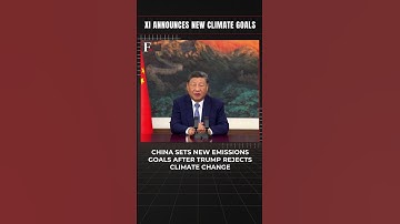 #FirstpostNews: Xi Announces Carbon Cut by 2035 Amid US Climate Denial | N18G