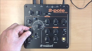Waldorf 2-POLE ANALOG FILTER -  first soundcheck - HQ Audio
