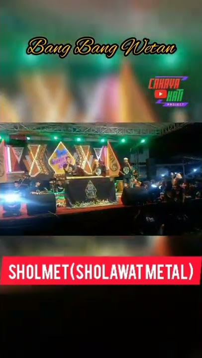 Bang Bang Wetan-SOLMET(Sholawat metal) ponpesmetaltobat#shorts #sholawat