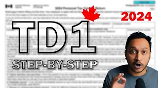 HOW TO: Fill a TD1 Form - Canada (2024) screenshot 3