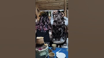 Nối tóc giả độc lạ nhất thế giới kkk #tocgia #tockep