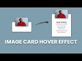 Responsive Image Card Hover Effect Using HTML and CSS Only | Web Development | Web Tutorials