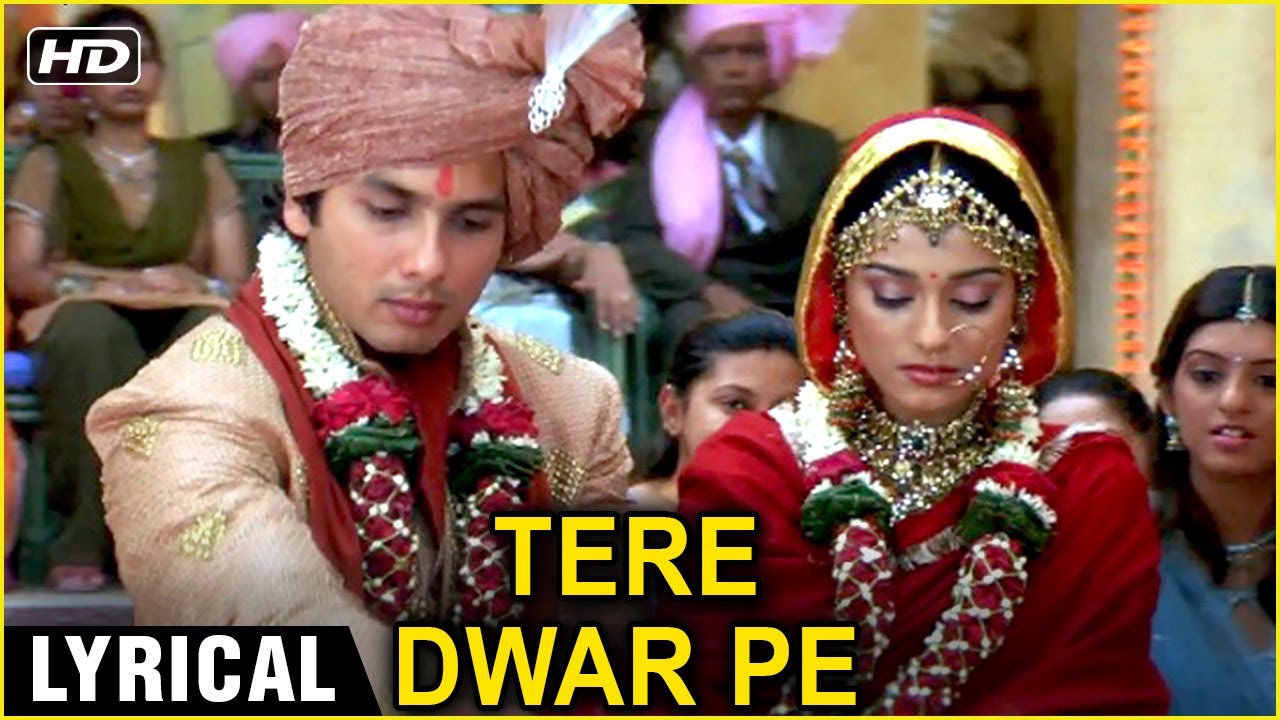 Tere Dware Pe Aayi Baraat Lyrical  Vivah  Shahid Kapoor Amrita Rao Ravindra Jain  Wedding Songs