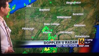 Tom Clark from WNEP Being Weird