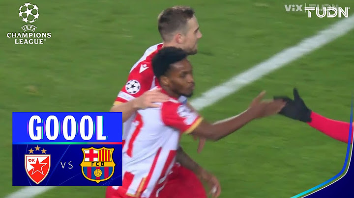 ¡RESPONDEN! Golazo de Milson | Estrella Roja 2-5 Barcelona | UEFA Champions League 24/25 | TUDN