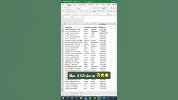 How  to use Flash Fill features in excel #shorts