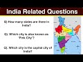 Easy &amp;  Simple  India Gk General Knowledge Questions and Answers for all Students,