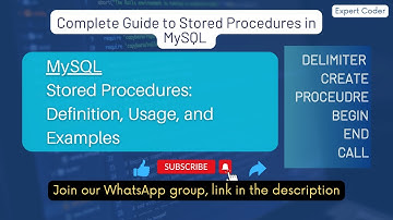 Complete Guide to MySQL Stored Procedures: Definition, Usage, and Examples [Part 1]