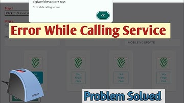 Error While Calling Service Problem Solved Aadhaar UCL Bypass 🆔 Se. 