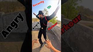 Security Vs parkour👀😱 #viralshorts #youtubeshorts #funny #parkour #likesharesubscribe