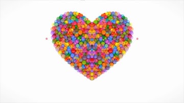 Learn Shapes With Color Balls |HEART| New Effects Sponsored By Preview 2 Frank V2 Effects