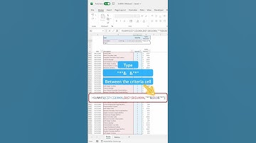 Excel SUMIFS Function Wildcard