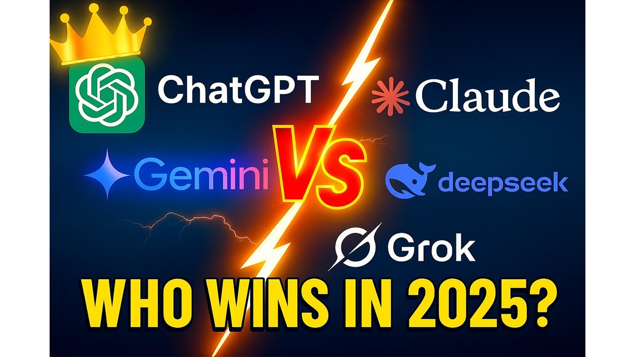 ChatGPT vs Claude vs Gemini vs Grok vs DeepSeek: Which AI Model Wins in 2025?