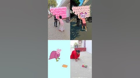 Balloon Trap Girl and chips catch Girl. which is the best 🎉 #shortsvideo