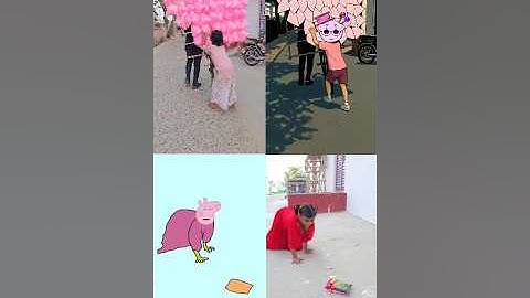 Balloon Trap Girl and chips catch Girl. which is the best 🎉 #shortsvideo