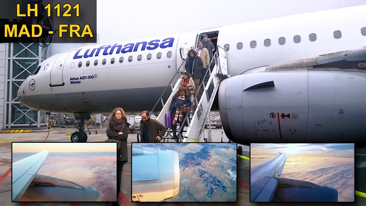 TRIP REPORT | Lufthansa | MADRID - FRANKFURT | Airbus A321