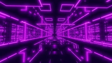 Abstract Background Video 4k Purple Gradient Metallic Tunnel VJ LOOP NEON Sci-Fi ASMR Wallpaper