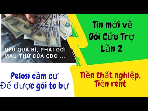"Chỉ Muốn Có Tên Trong Tấm Check" $1200 Lần 2 I Gói Cứu Trợ Lần 2, TB nào nhận $1800 hôm nay.