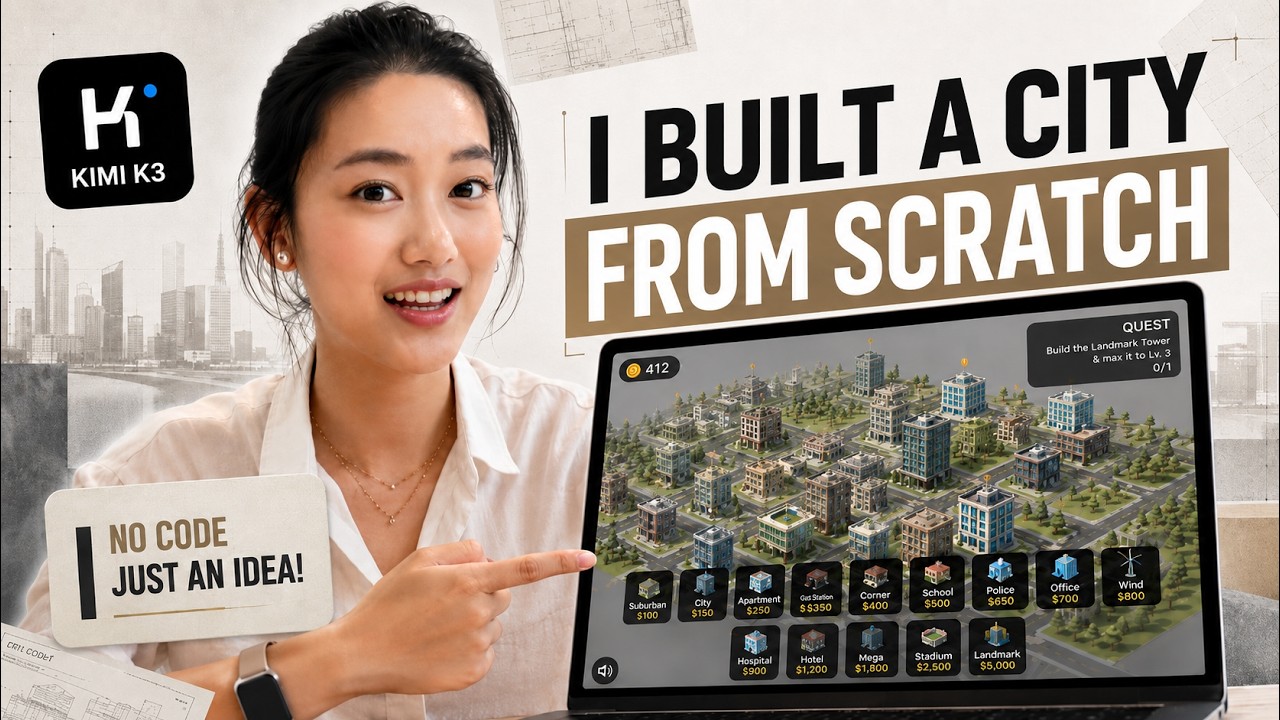 Meet Kimi K3 on SiliconFlow: From Empty Map to Playable City