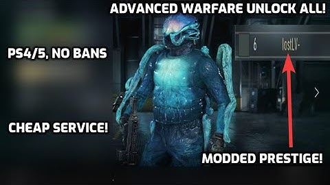 ADVANCED WARFARE UNLOCK ALL SERVICE PS4/5 | CHEAP PRICE & NO BAN