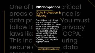#ISP License Compliance : Stay up-to-date With Legal Requirements #internetbusiness