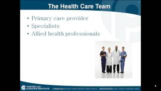 Medical Assisting Health Care Settings And The Health Care Team