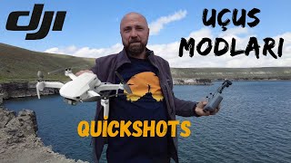 Drone Nasıl Kullanılır? DJI Mini 2 SE | Uçuş Modları QuickShots Nasıl Kullanılır?