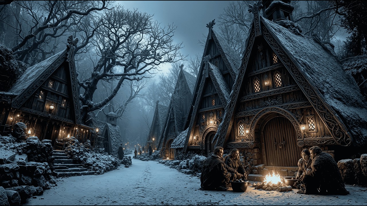 Melancholic Celtic Medieval Music | Winter Atmosphere