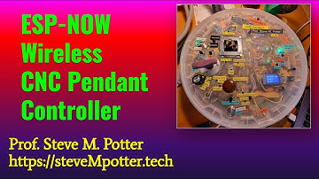 Wireless CNC Pendant with ESP-NOW by Steve M  Potter