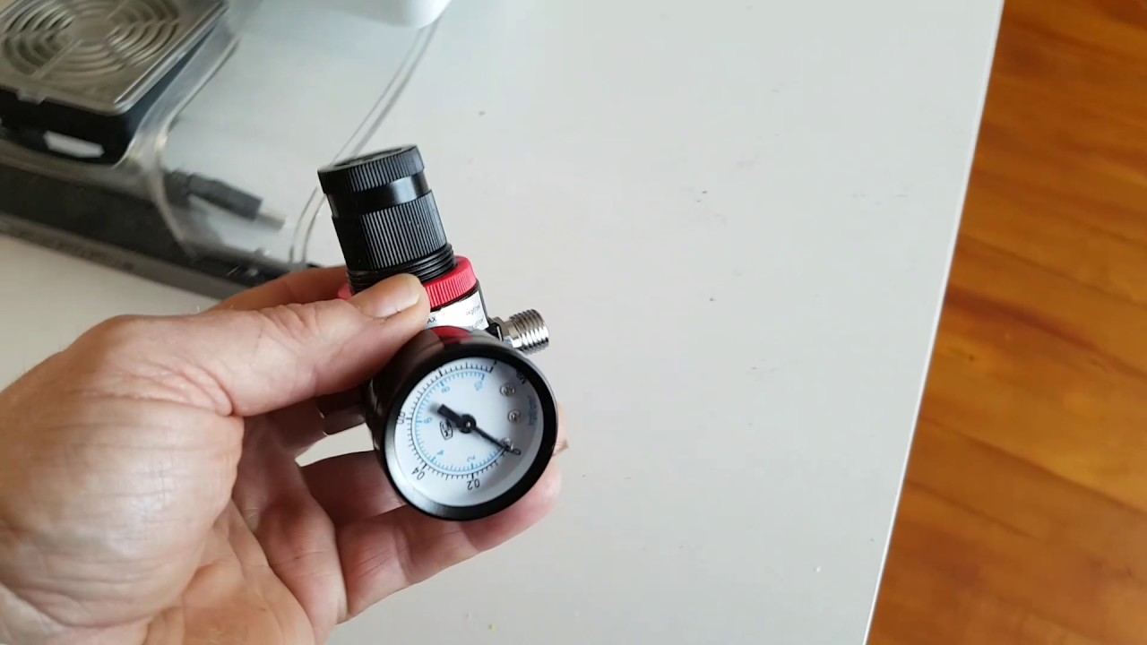 Spray Gun Air Regulator with Pressure Gauge from Banggood.com. - YouTube
