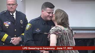 LPD Swearing-In Ceremony  June 17, 2021