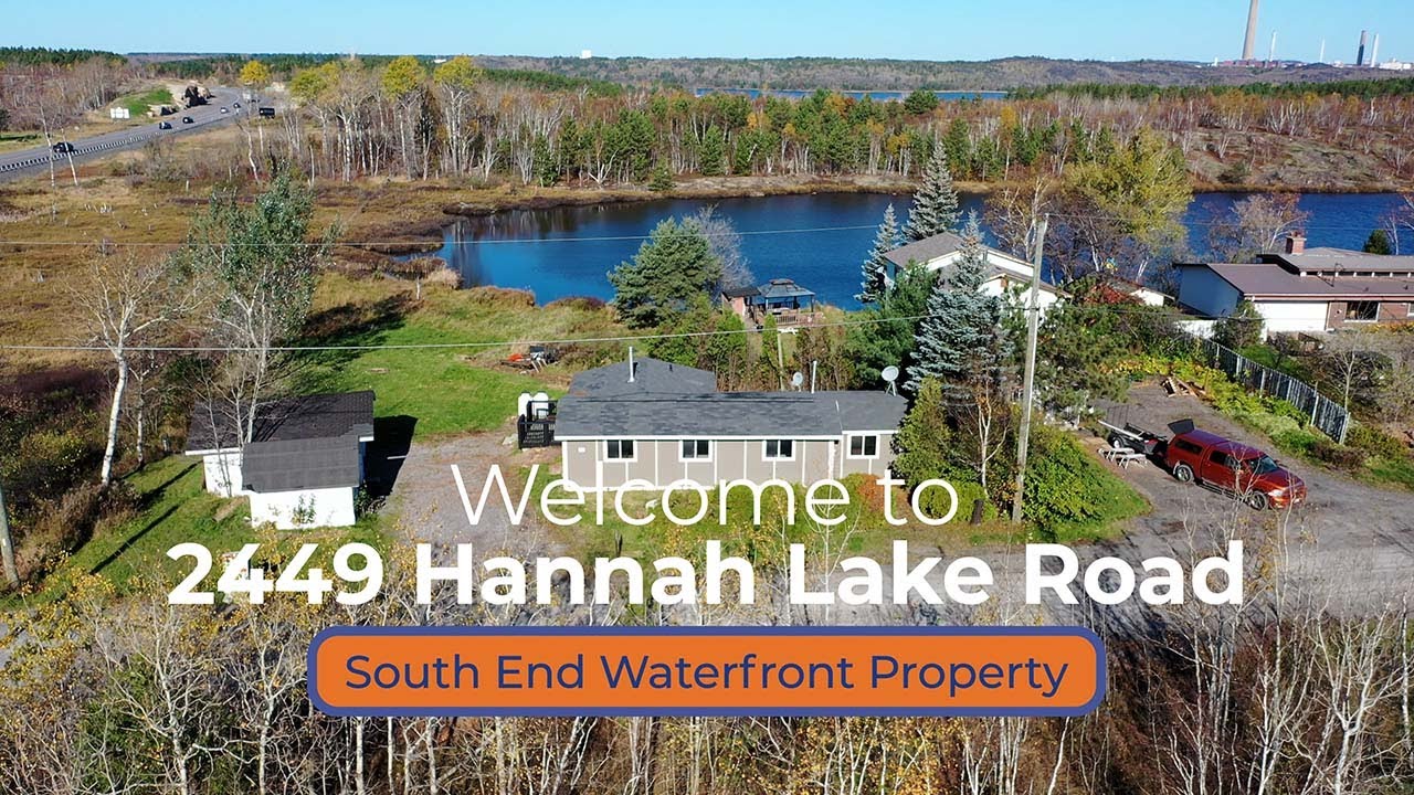 New Listing Waterfront Property 2449 Hannah Lake Road Sudbury, ON