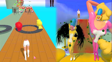 Build A Queen Run Gameplay Walkthrough Very Satisfying ASMR Android Gameplay 58