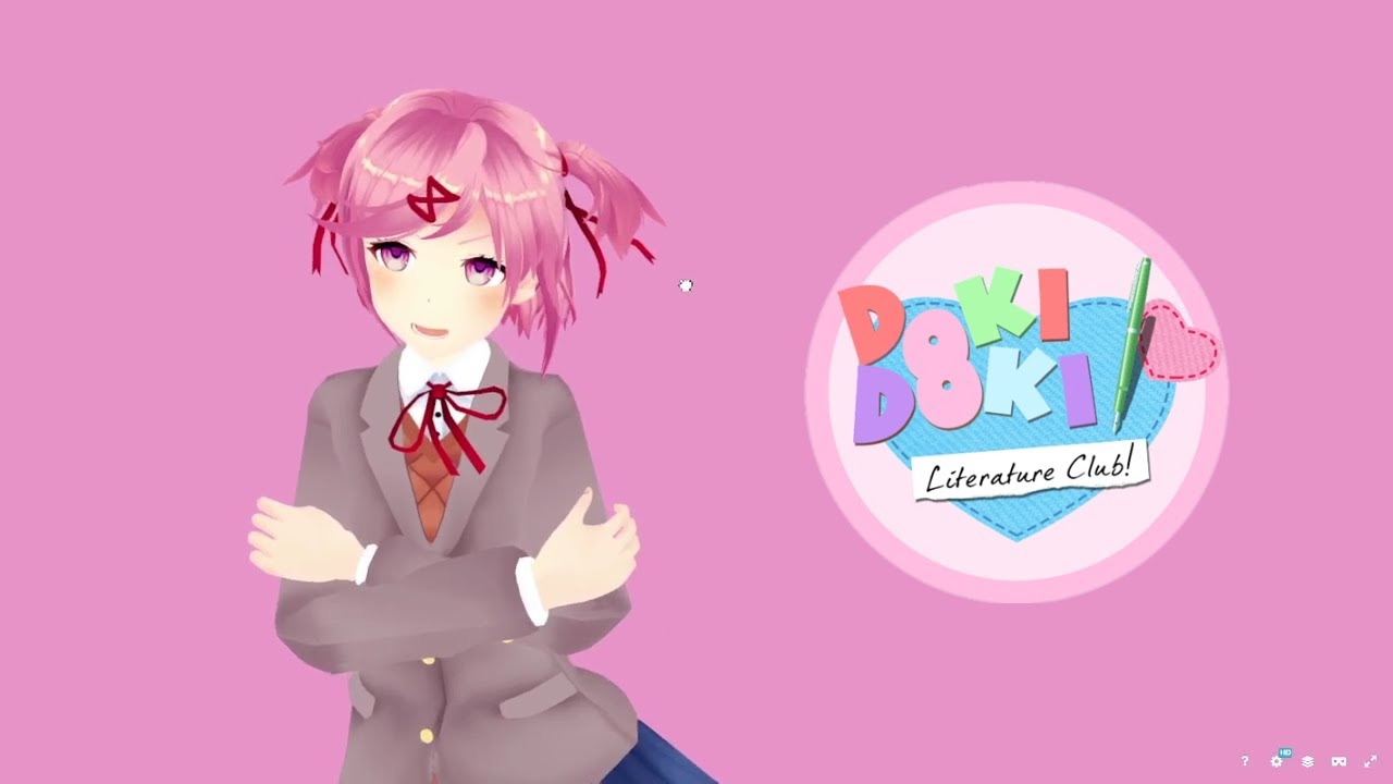 MMDxDDLC』Bubbletop (Physics Test)『1080p 60fps』 - by Pachii Desu., Doki  Doki Literature Club