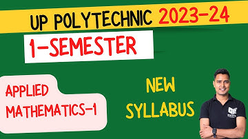 Polytechnic 1st Semester Applied Maths-1st Syllabus 2023 | Up Polytechnic 1st Semester Applied Maths