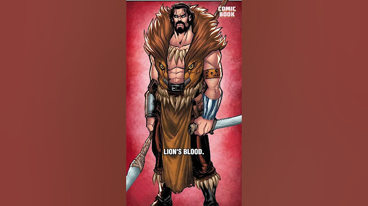Get To Know: KRAVEN THE HUNTER!